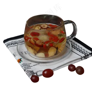 美味的养生茶免抠图 美味的养生茶免抠图