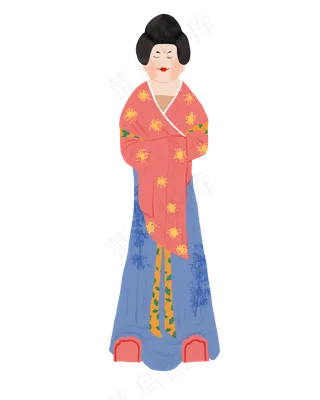 古风侍女唐侍女图