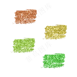 彩色金粉笔刷