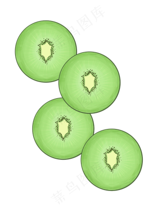 绿色猕猴桃水果