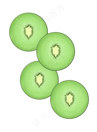 绿色猕猴桃水果