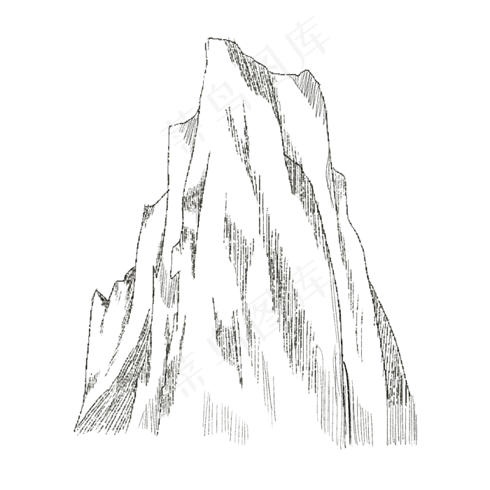 简约线条山(2048X2048(DPI:132))psd模版下载