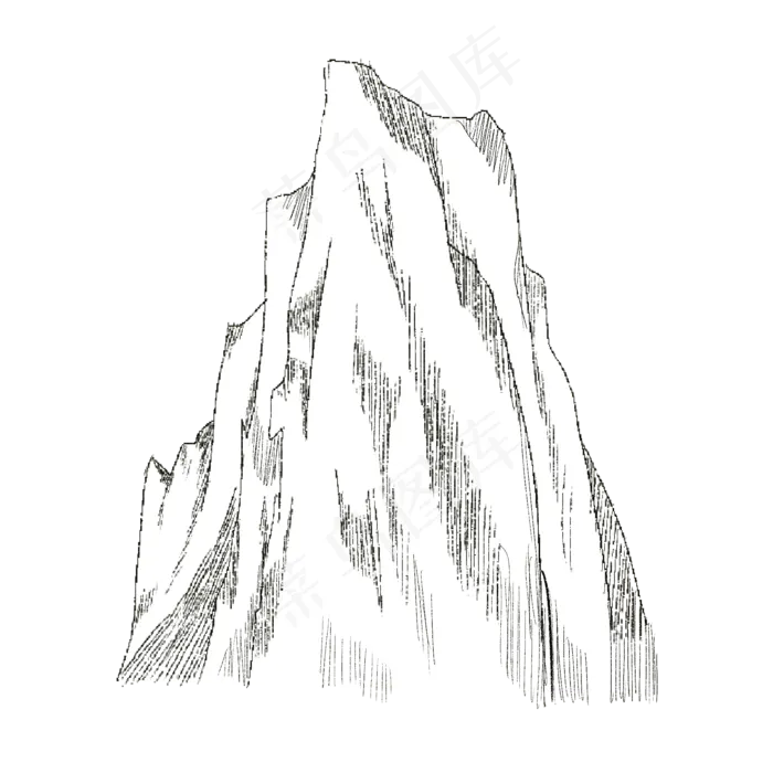 简约线条山(2048X2048(DPI:132))psd模版下载