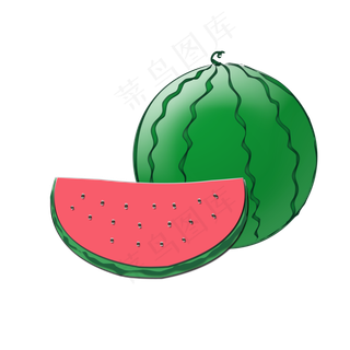 PS制作夏季水果西瓜