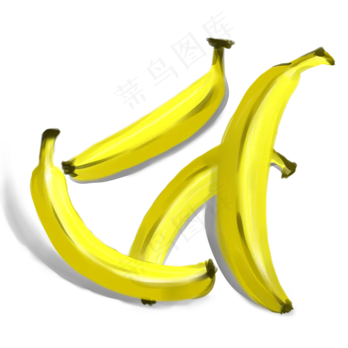 夏季水果香蕉(2000X2000(DPI:300))psd模版下载