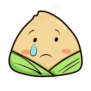 端午节手绘粽子表情包素材