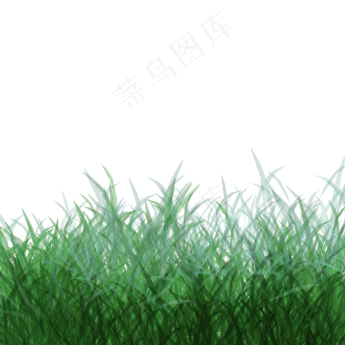 手绘卡通杂草草地,免抠元素(2000X2000(DPI:300))psd模版下载