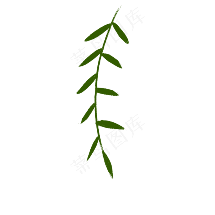 卡通春天植物枝条(2000X2000(DPI:300))psd模版下载