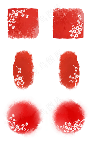冬梅章雕花印章异形章合集