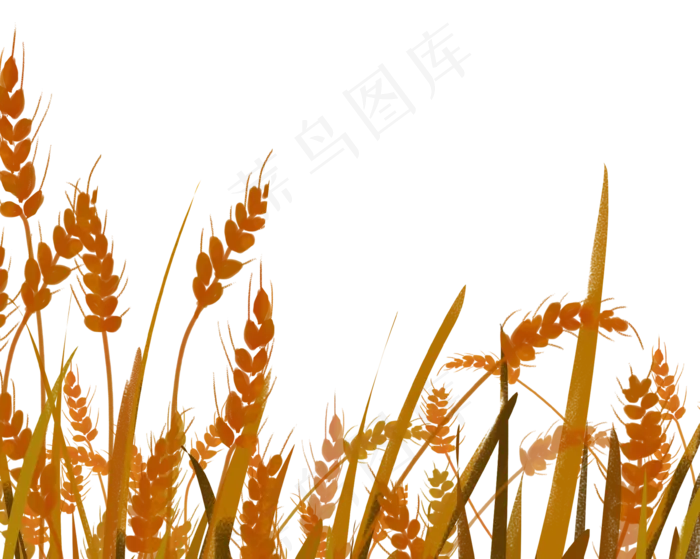 芒种节气黄金风景稻草人(3545X2830(DPI:300))psd模版下载