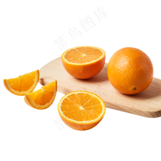一堆新鲜的橙子免抠图