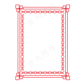 红色2019年春节边框,免抠元素