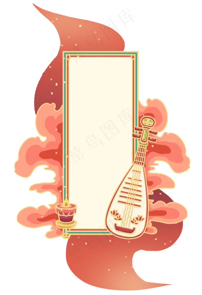 古风国潮中国风边框(2000X2920(DPI:300))psd模版下载