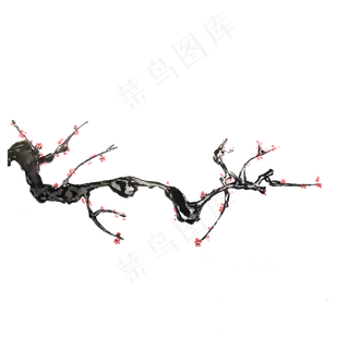 红梅俊秀腊月PNG风雅写意红花