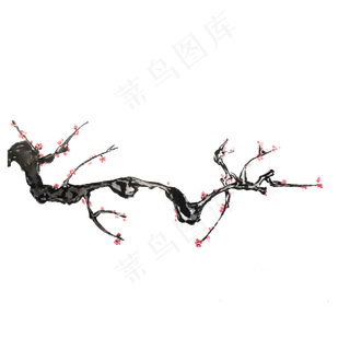 红梅俊秀腊月PNG风雅写意红花