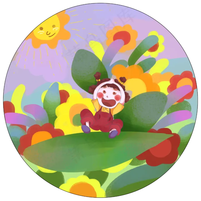 六一儿童节外出主题(3000X3000(DPI:300))psd模版下载