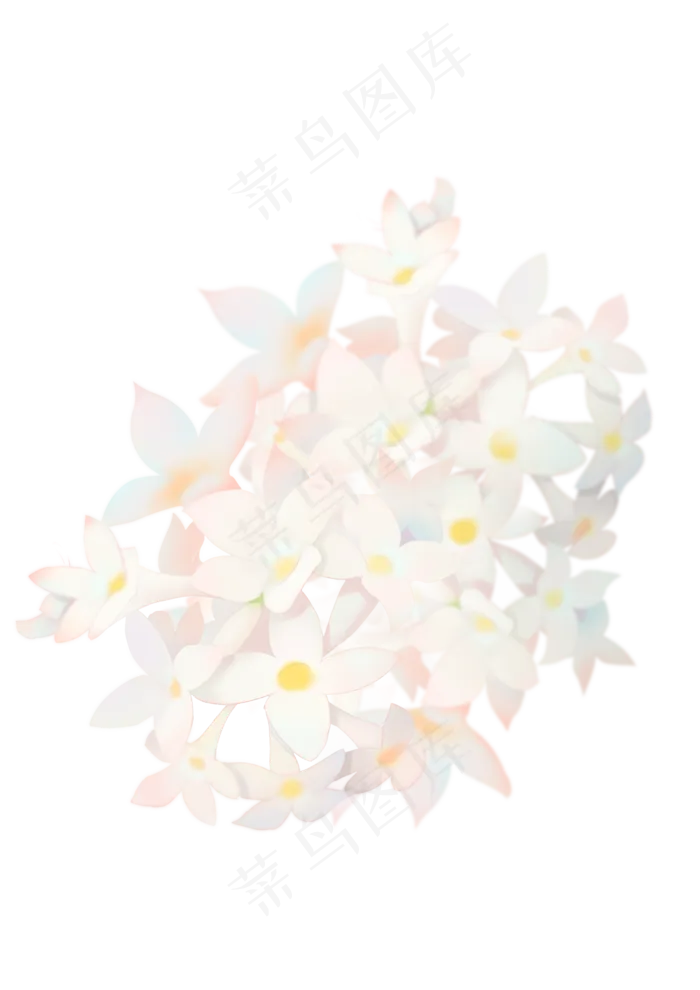 绣球花球花瓣插绘(2480X3508(DPI:300))psd模版下载
