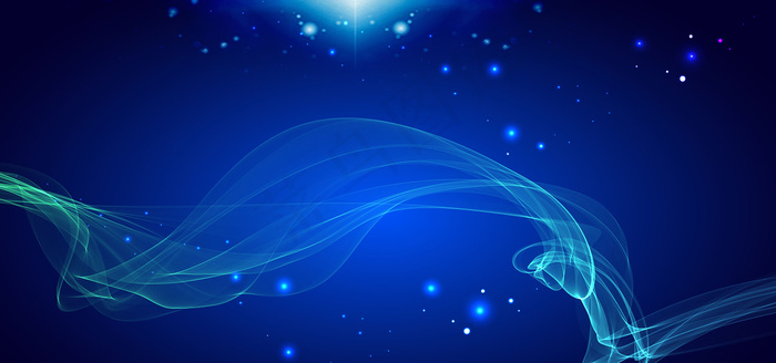 蓝色质感科技光线背景