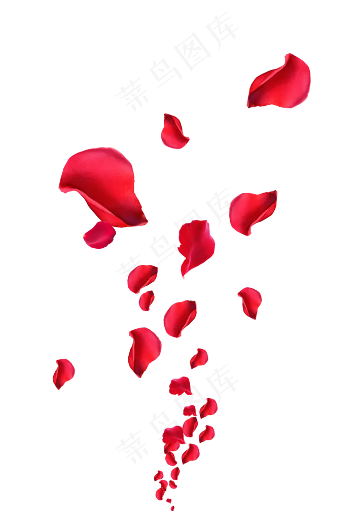 创意玫瑰花瓣(2000X3000(DPI:300))psd模版下载