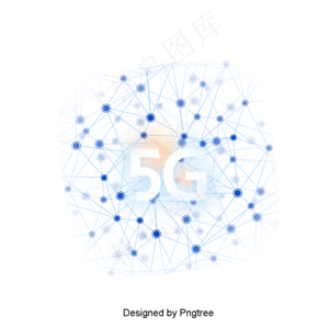 蓝点3d5g通信网络元件,免抠元素