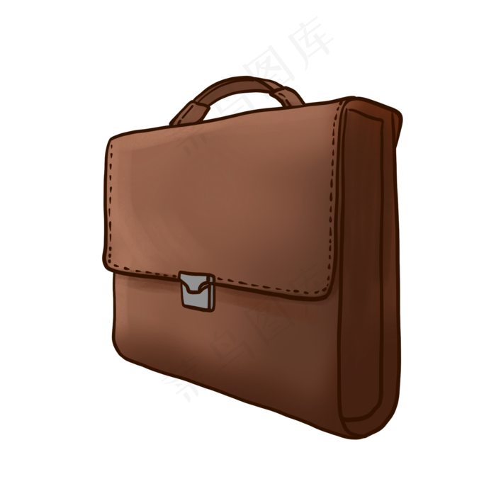 父亲节皮质手提包PNG免抠素材