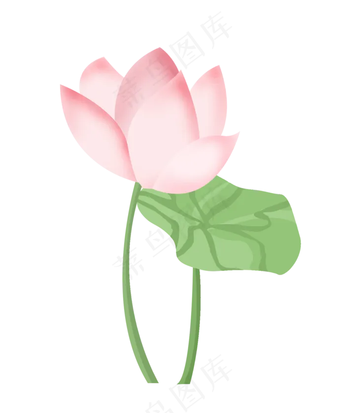 手绘中国风荷花(2000X2393(DPI:300))psd模版下载