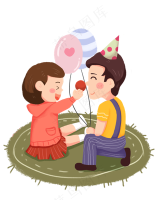 父亲节父女玩耍素材
