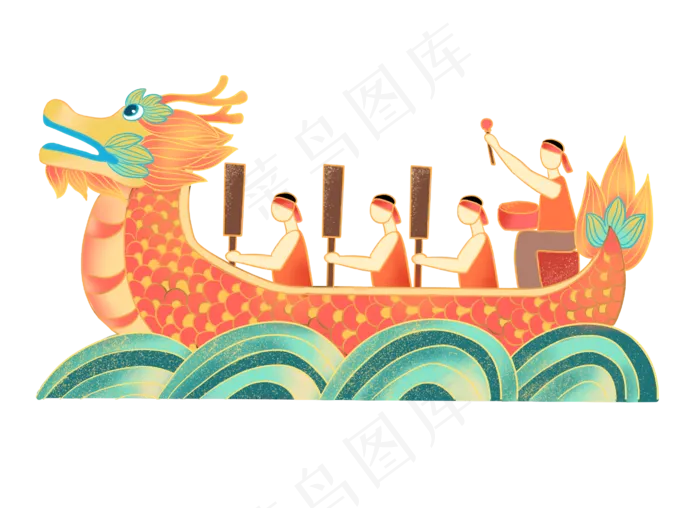 端午节赛龙舟中国风(2756X2000(DPI:300))psd模版下载