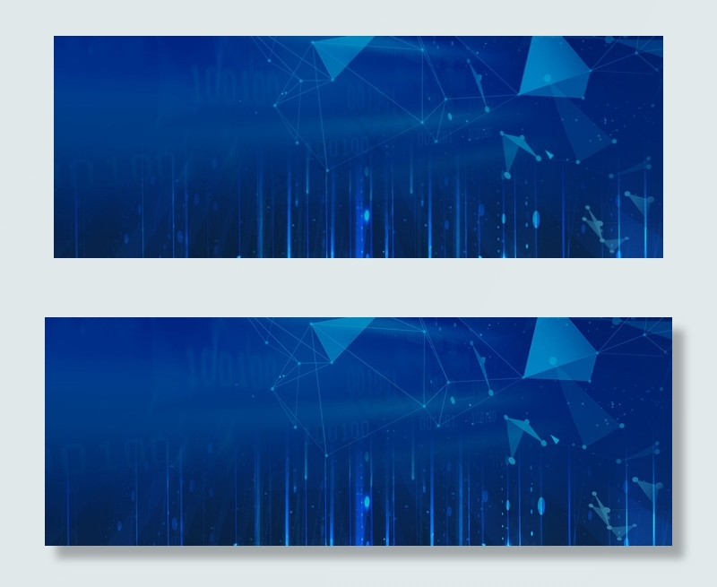 创意蓝色商务科技线条合成Banner(1920*700px 	       )psd模版下载
