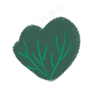 卡通春天绿叶下载