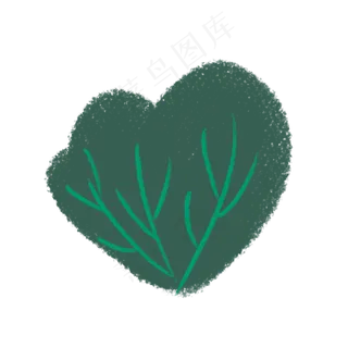 卡通春天绿叶下载