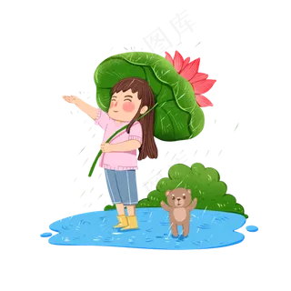 夏至大暑小暑夏天二十四节气,免抠元素