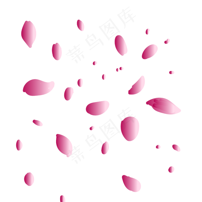 玫瑰花瓣(4168*4168px 300 dpi )ai矢量模版下载