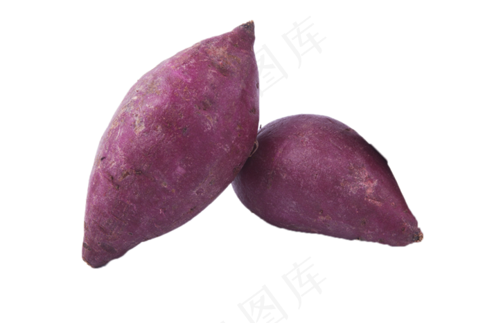 两个大紫薯美味极了,免抠元素
