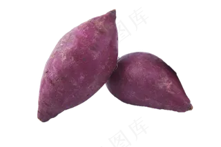 两个大紫薯美味极了,免抠元素