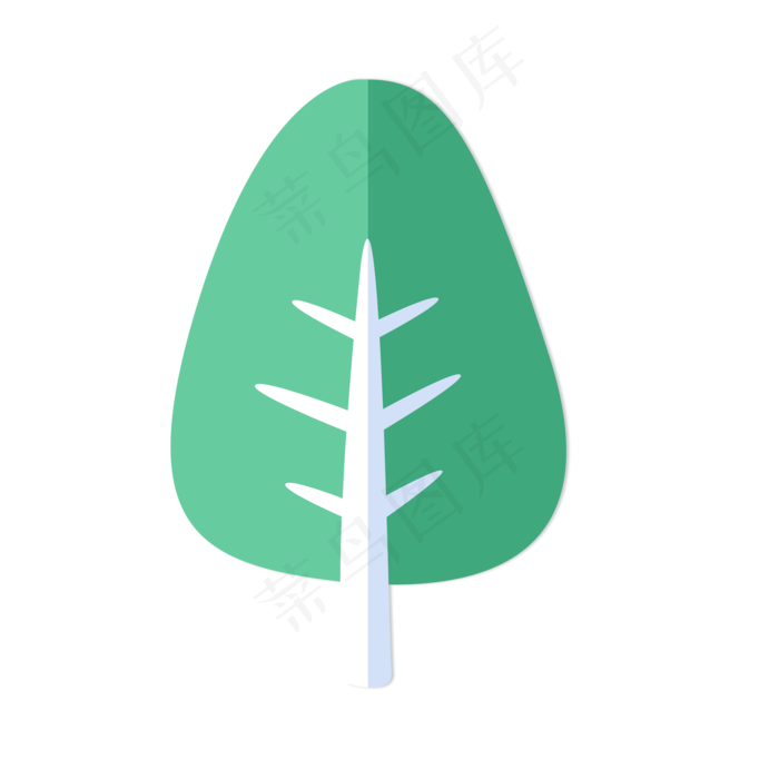 卡通植物绿叶下载