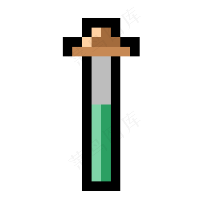 像素风格烧瓶图标