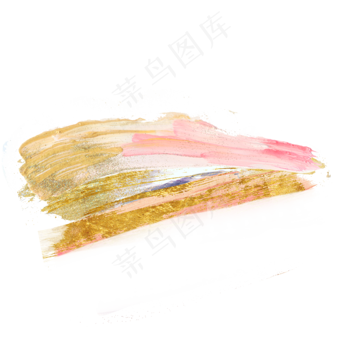 彩色金箔划痕印记,免抠元素