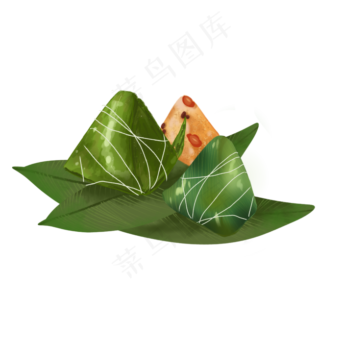 可爱端午粽子装饰(2500X2500(DPI:4))psd模版下载