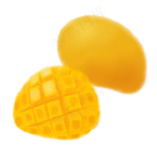 手绘芒果可商用元素