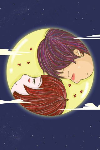 心中的你我似圆月