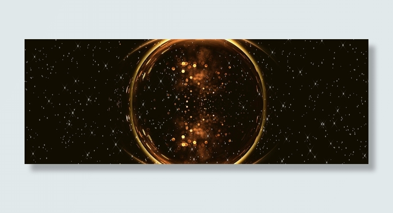 梦幻星空科幻炫光夜空荧光背景素材