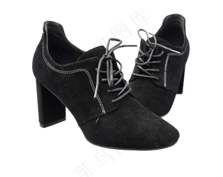 黑色女性高跟鞋,免抠元素