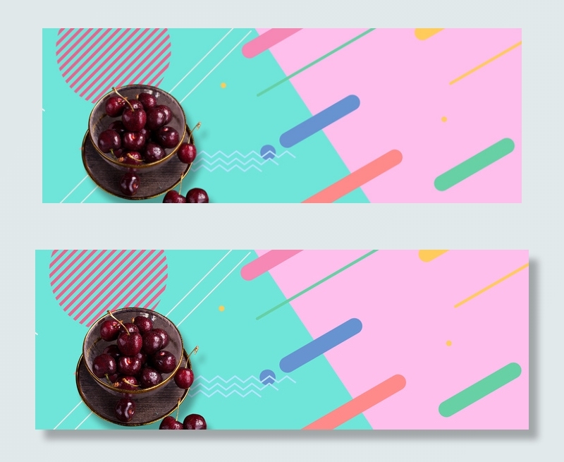天猫食品保鲜盒简约时尚彩色banner(1920*700px 	       )psd模版下载