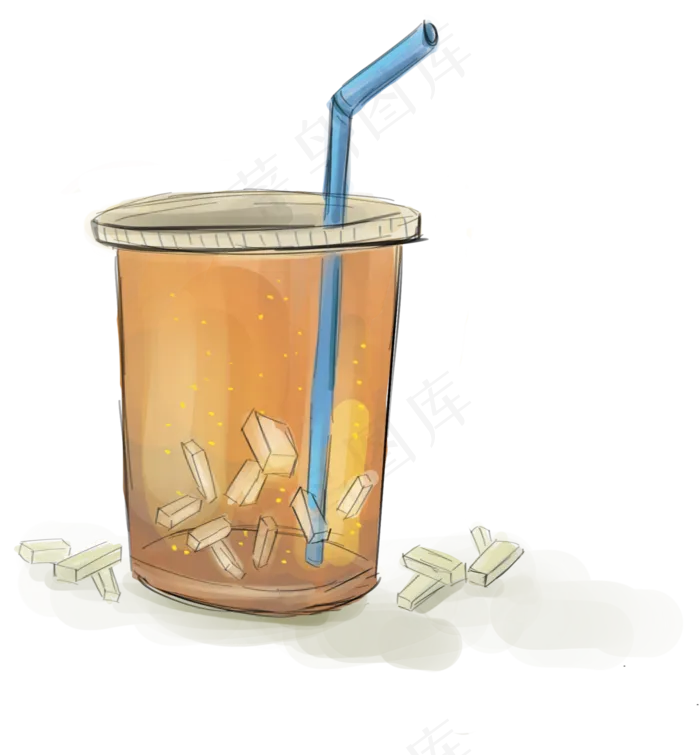 饮品椰果奶茶(2000X2158(DPI:299))psd模版下载