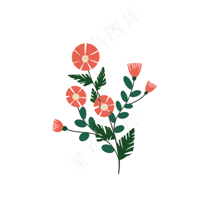 春天粉色鲜花下载(2000X2000(DPI:300))psd模版下载