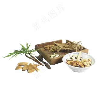 药材中药养生摄影,免抠元素