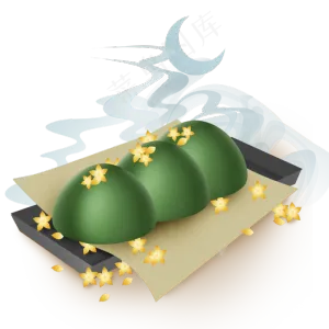 清明节绿色青团