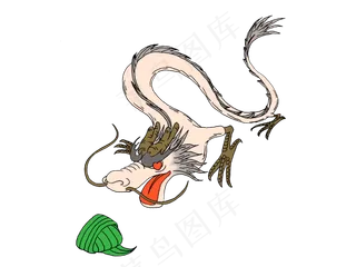 端午节爱粽子的白龙