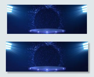 蓝色商务科技数码banner